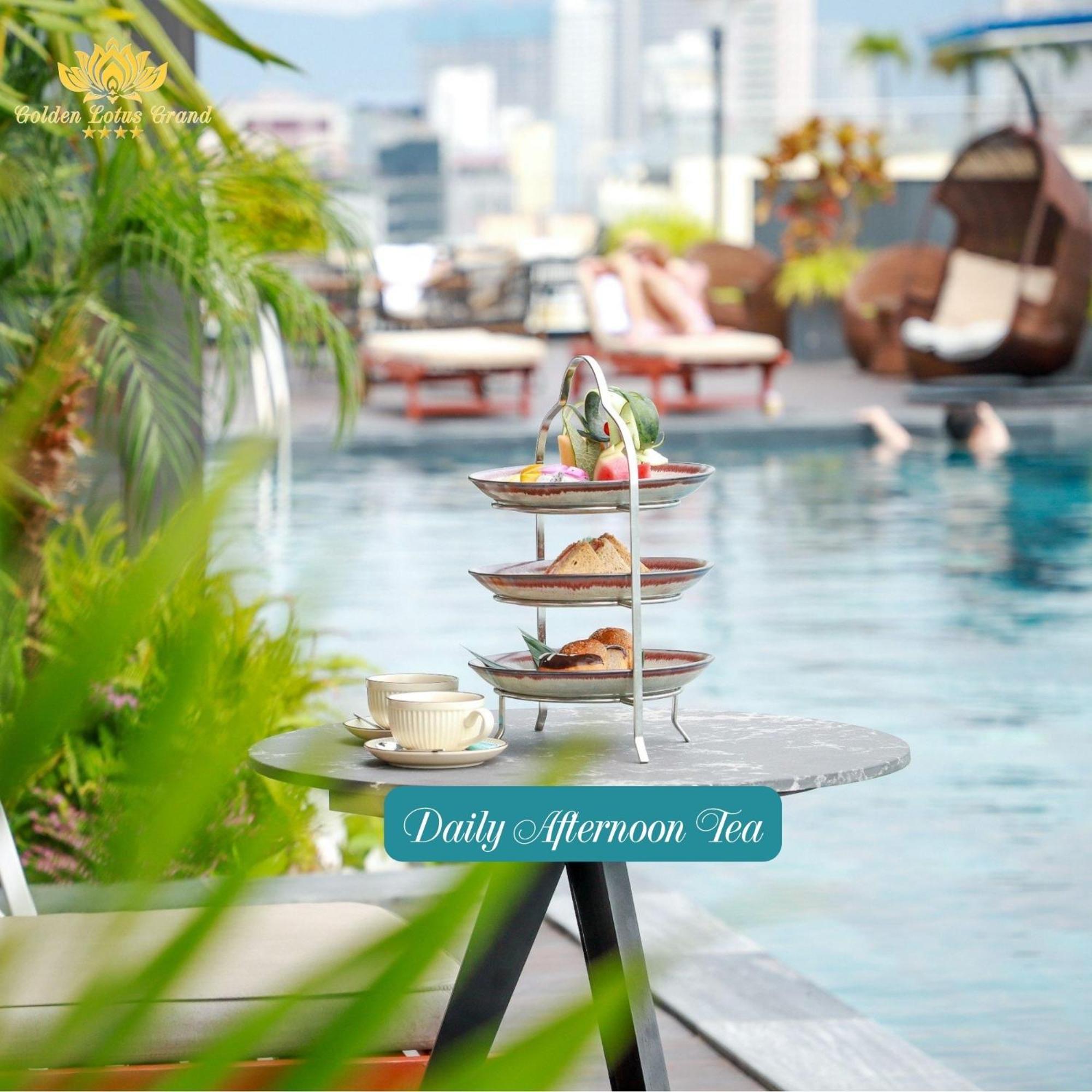 Golden Lotus Grand Da Nang - Panoramic Rooftop Bar & Daily Afternoon Tea Zewnętrze zdjęcie