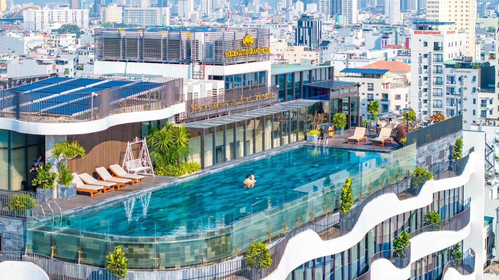 Golden Lotus Grand Da Nang - Panoramic Rooftop Bar & Daily Afternoon Tea Zewnętrze zdjęcie